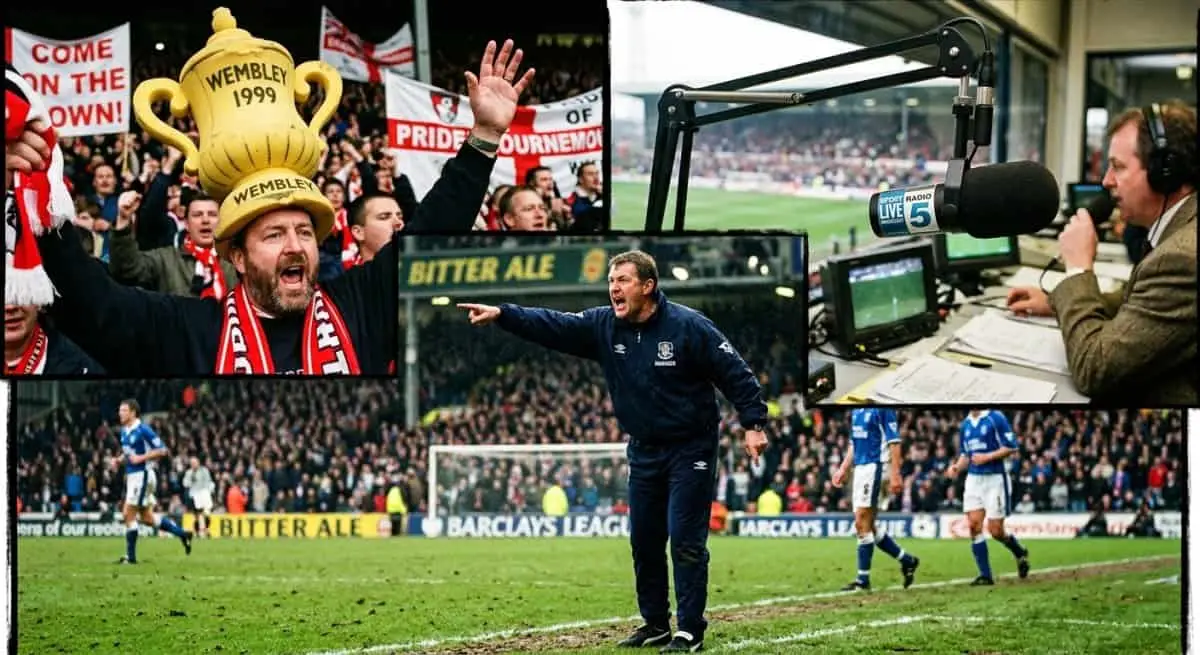 Common football television clichés represented in icons.