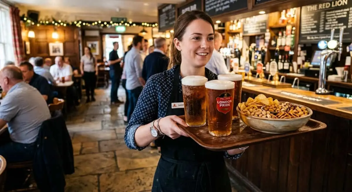 A tray of beer and snacks as a bingo prize.