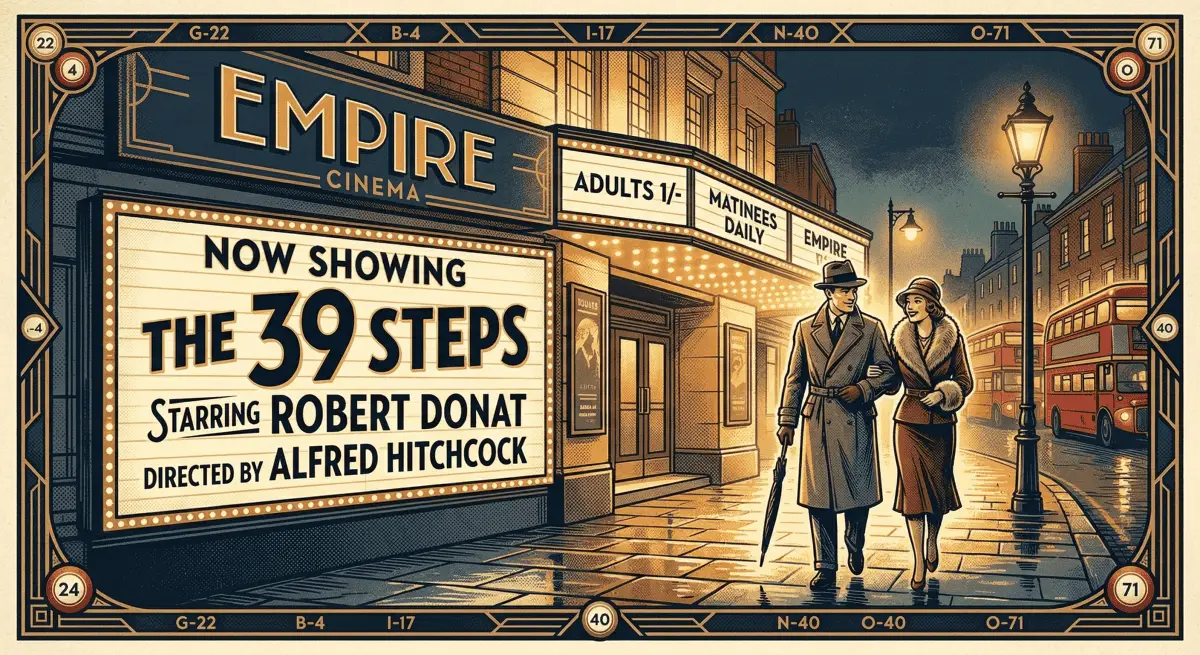 The 39 Steps, Cinema and the Bingo Hall