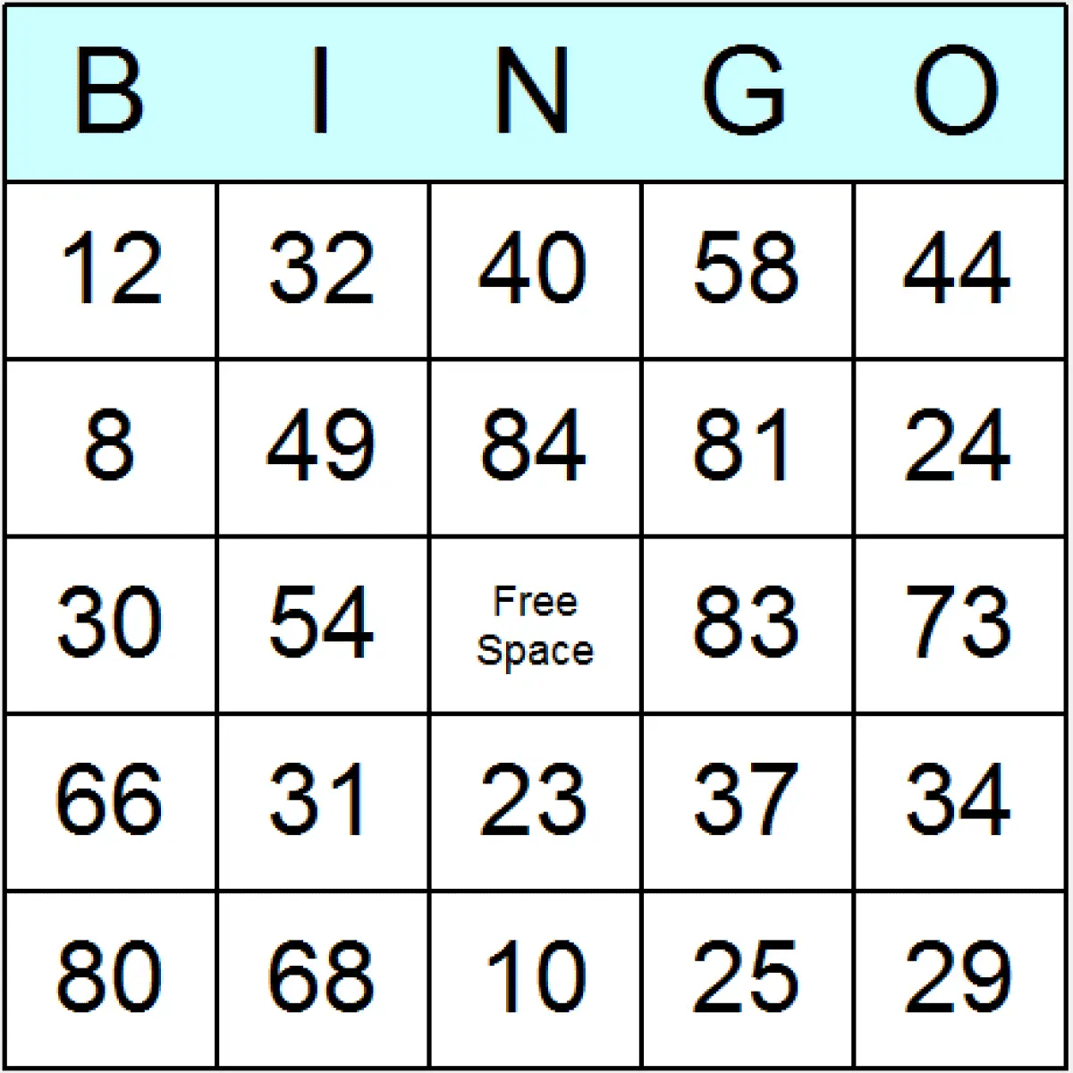 Graphic illustration of a 90-ball bingo card grid with number ranges.